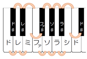 全音の図