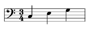 分散和音の例